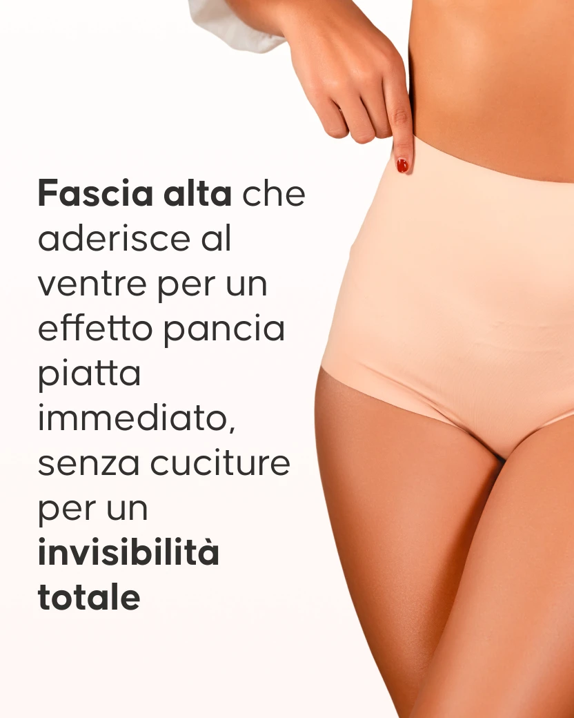 Guaina modellante Cellublue indossata vista laterale