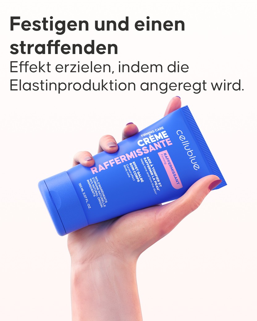 Straffende Körpercreme Cellublue Textur und Konsistenz