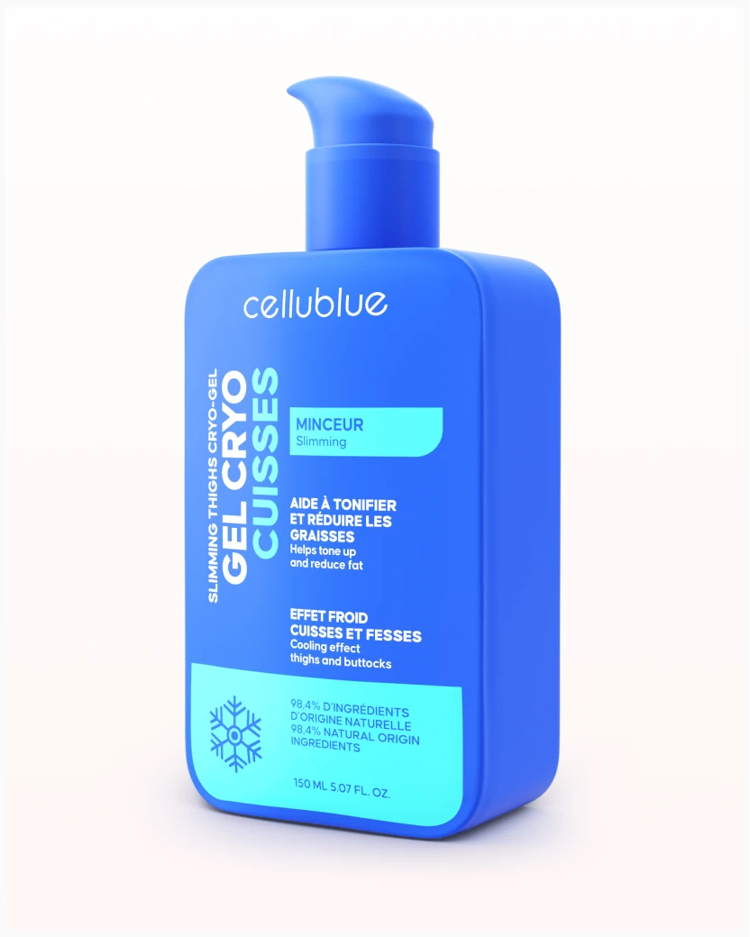 Gel Minceur Cryo Cuisses Cellublue envase principal vista frontal