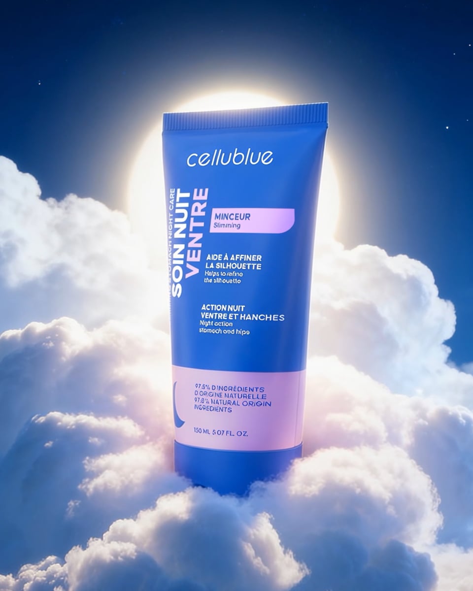 Crème minceur nuit ventre Cellublue galerie vue alternative