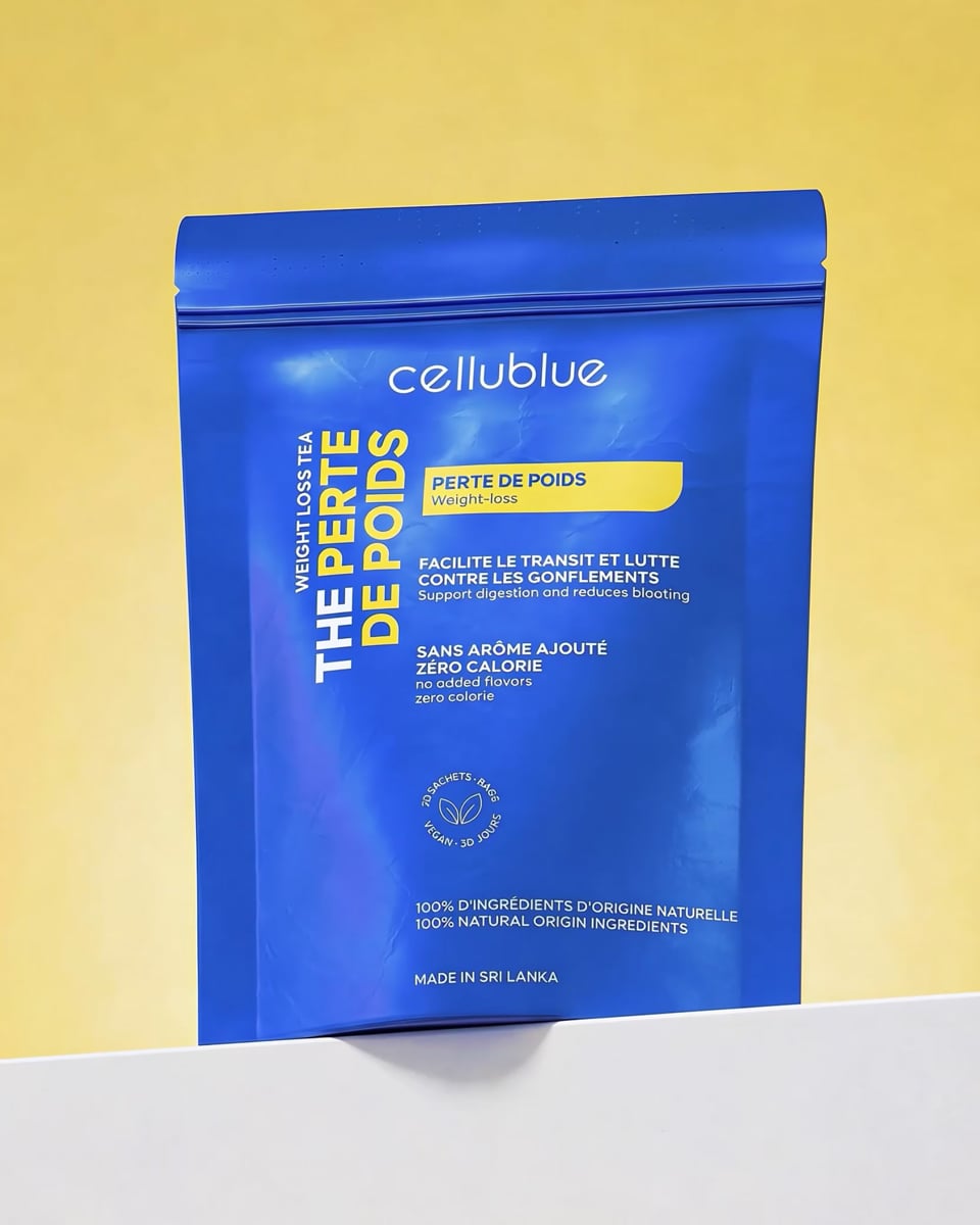 Sachet thé perte de poids Cellublue vue principale