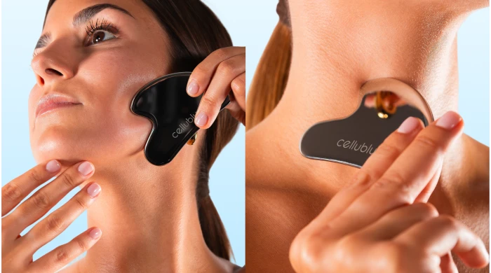 Le massage du visage, en métal