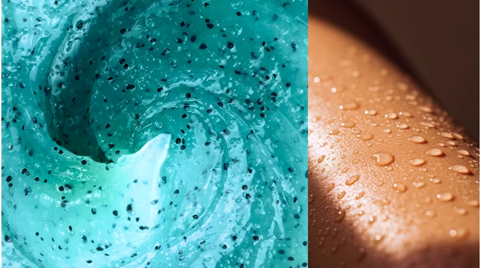 Formule exfoliante au service d'une peau lisse